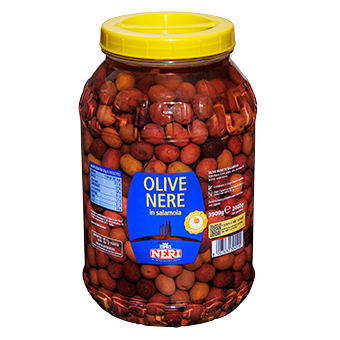 OLIVE NERE IN SALAMOIA KG.3,9 (NETTO KG.2,4) - 