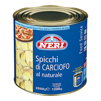 CARCIOFI SPICCHI AL NATURALE SPECIALE PIZZA KG.2,5 - 