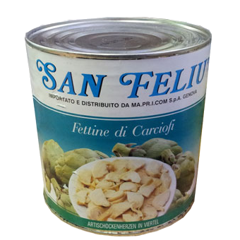 CARCIOFI FETTINE AL NATURALE KG.3 - 