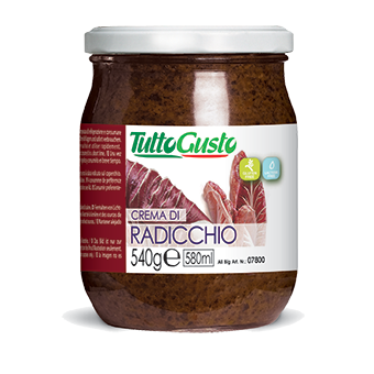 CREMA DI RADICCHIO GR.540 IN VETRO - ALIBIG (TUTTOGUSTO)