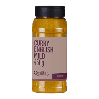 SPEZIE: CURRY ENGLISH MILD VASO QUALITALY GR.450 - 