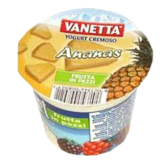YOGURT VANETTA ANANAS GR.125 - 
