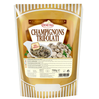 CHAMPIGNONS TRIFOLATI GR.700 IN BUSTA - Demetra