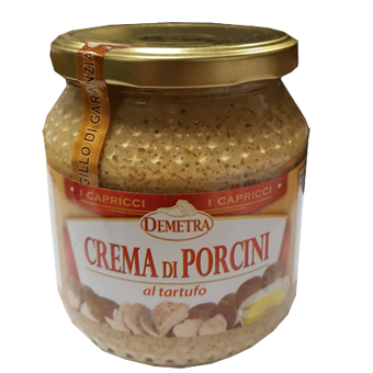 CREMA DI PORCINI AL TARTUFO ML.580 "DEMETRA" - Demetra