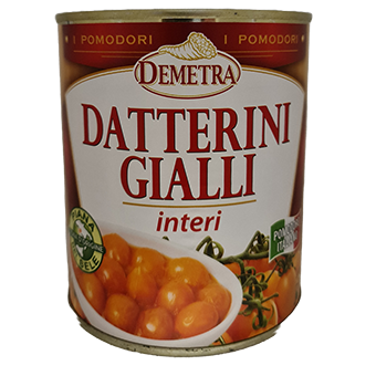 POMODORINI DATTERNI GIALLI INTERI GR.800 DEMETRA - 