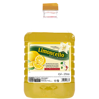 LIMONCELLO DELLA COSTIERA DEL TIRRENO LT.4,5 22% - Polini