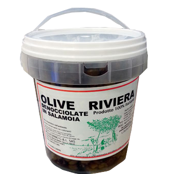 OLIVE NERE TIPO RIVIERA KG.2 PELLEGRINO                         - 