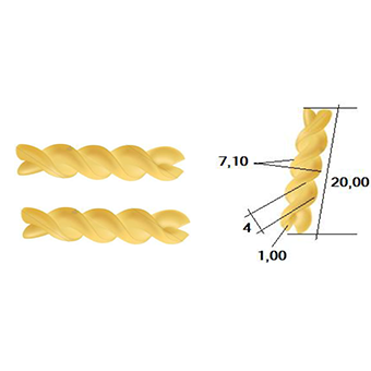 PASTA  ARMANDO  FUSILLI KG.3 - 