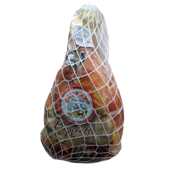 PROSCIUTTO CRUDO PARMA "CAPANNA" 20 MESI STAGIONATURA ADDOBBO KG.7 - 