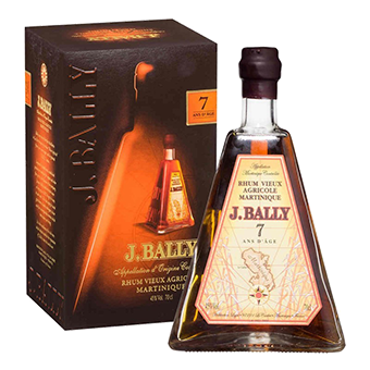 RUM BALLY 7 YO PYRAMIDE 45° CL.70 - 