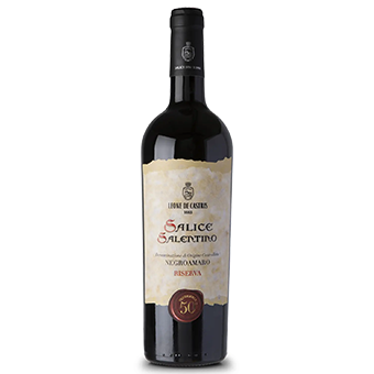 SALICE SALENTINO RISERVA 50&deg; VENDEMMIA CL.75 - 