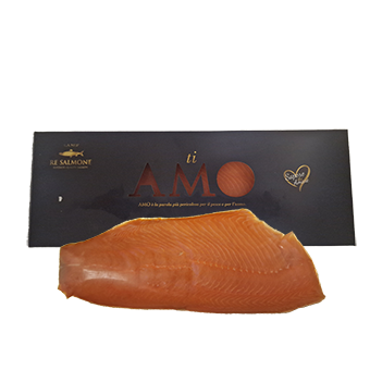 SALMONE FETTE AFFUMICATO GR.600 ALLEVAMENTO NORVEGIA - 