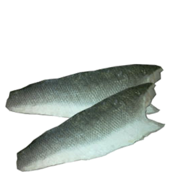 BRANZINO FILETTI PZ DA GR.120/160 TURCHIA GLASSATURA 25% IQF KG.1 - 