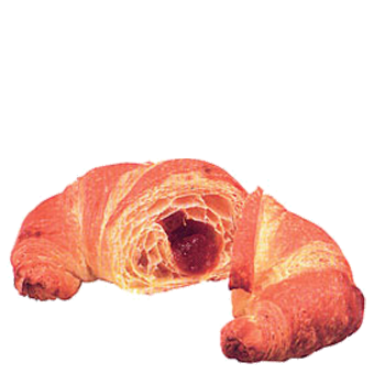 BRIOCHES CORNETTO MARMELLATA  GR.90(PZ.48) DA CUOCERE - 