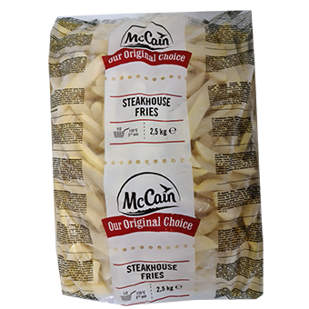 PATATE MCCAIN STEAKHOUSE FRITTE KG.2,5 (GELO) - 