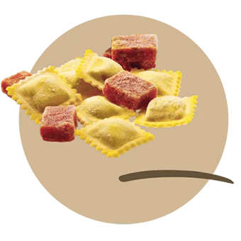 RAVIOLI ALLA CARNE DI MANZO PRECOTTI KG.3 - 