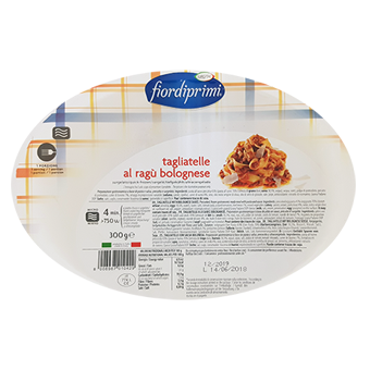 TAGLIATELLE AL RAGU' BOLOGNESEGR.300 - Surgital