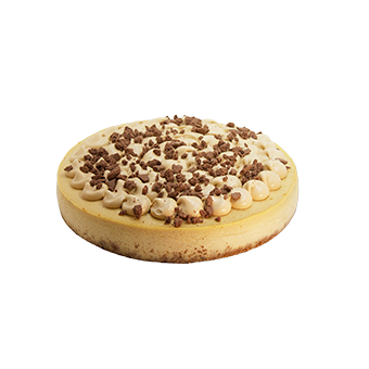 CHEESE CAKE CARAMELLO SALATO KG.1,5 PRETAGLIATA 14 FETTE - 