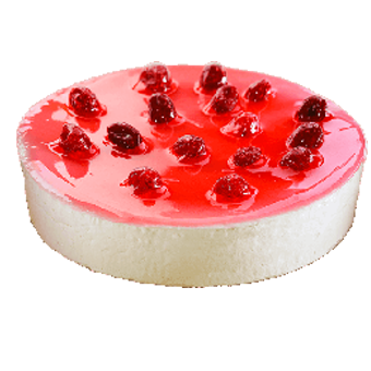 CHEESE CAKE C/FRAGOLINE PRETAGLIATA 14 FETTE - 