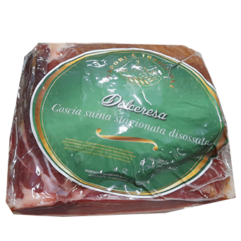 PROSCIUTTO CRUDO "DOLCERESA" KG.2 C.A. "TIPO MATTONELLA" - 