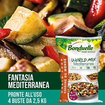 CONTORNO FANTASIA MEDITERRANEA PRECOTTA BONDUELLE KG.2,5 - Bonduelle